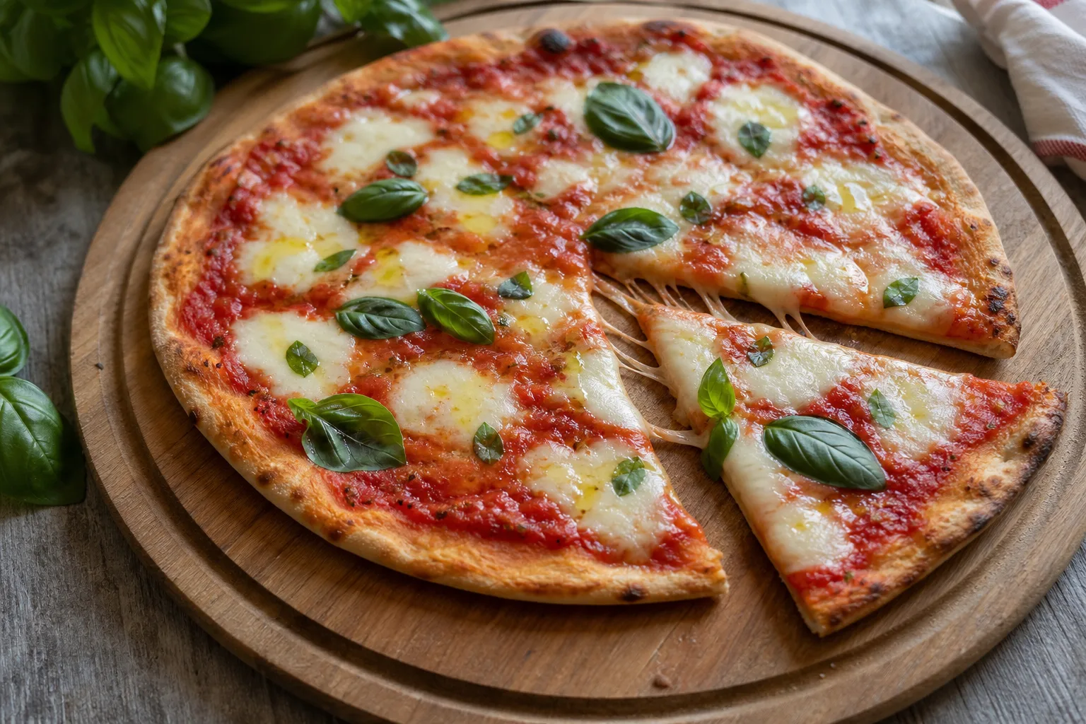 Klasik Margarita Pizza Tarifi