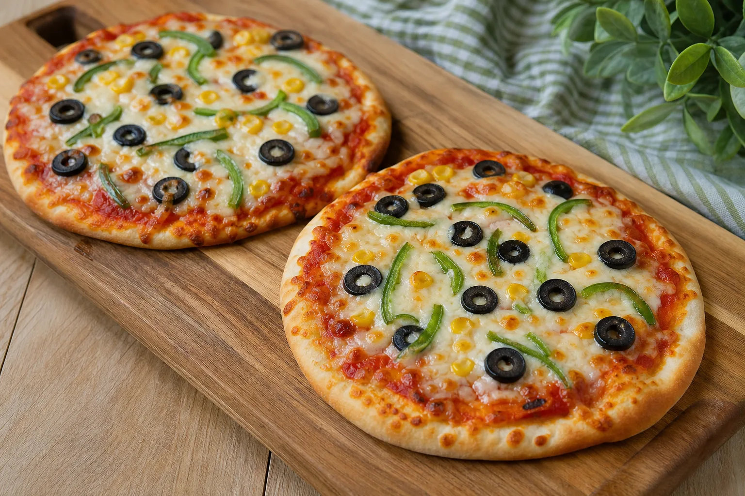 İki Kişilik Pizza Tarifi: 45 Dakikada İki Küçük Ev Pizzası