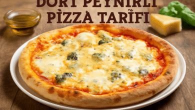 Dört Peynirli Pizza Tarifi
