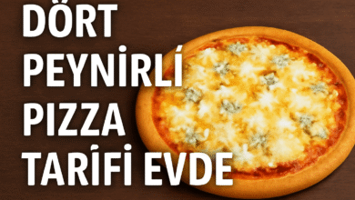 Dört Peynirli Pizza Tarifi evde