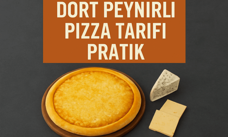 Dört Peynirli Pizza Tarifi pratik