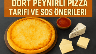 Dört Peynirli Pizza Tarifi ve sos önerileri