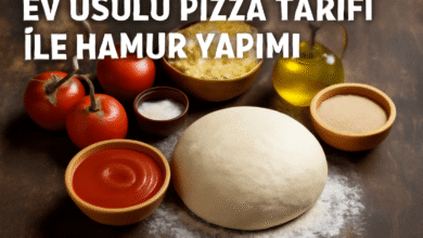 Ev Usulü Pizza Tarifi ile Hamur Yapımı