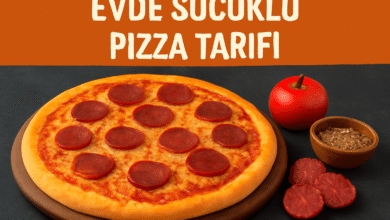 Evde Sucuklu Pizza Tarifi