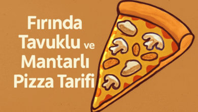 Fırında Tavuklu ve Mantarlı Pizza Tarifi