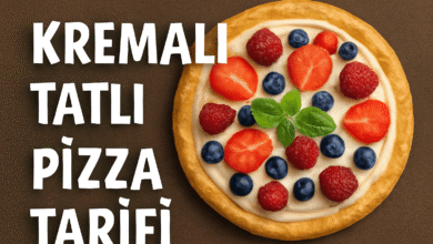 Kremalı Tatlı Pizza Tarifi
