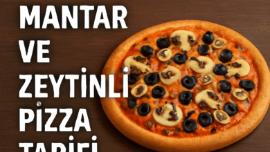 Mantar ve Zeytinli Pizza Tarifi