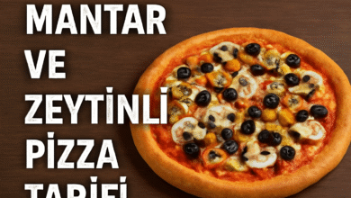 Mantar ve Zeytinli Pizza Tarifi nasıl yapılır