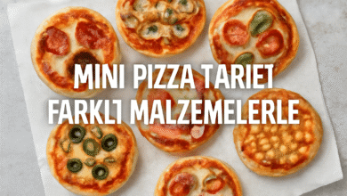 Mini Pizza Tarifi Farklı Malzemelerle