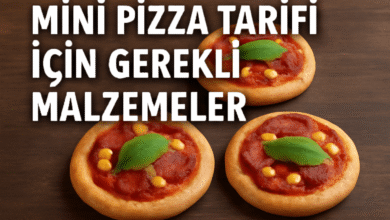 Mini Pizza Tarifi İçin Gerekli Malzemeler