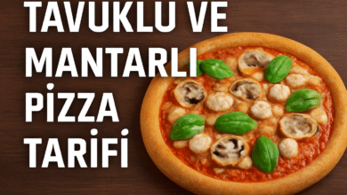 Tavuklu ve Mantarlı Pizza Tarifi