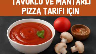 Tavuklu ve Mantarlı Pizza Tarifi İçin Sos