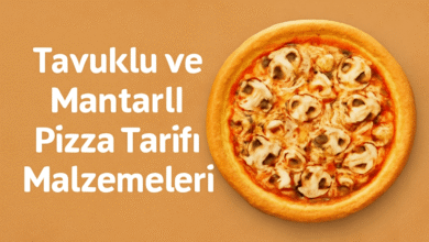 Tavuklu ve Mantarlı Pizza Tarifi Malzemeleri