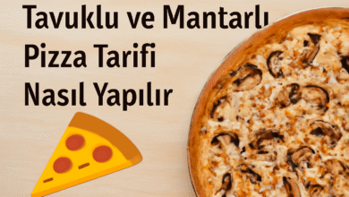 Tavuklu ve Mantarlı Pizza Tarifi Nasıl Yapılır